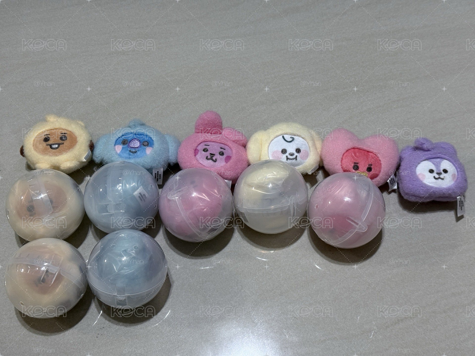 BT21 大頭絨毛夾KOYA