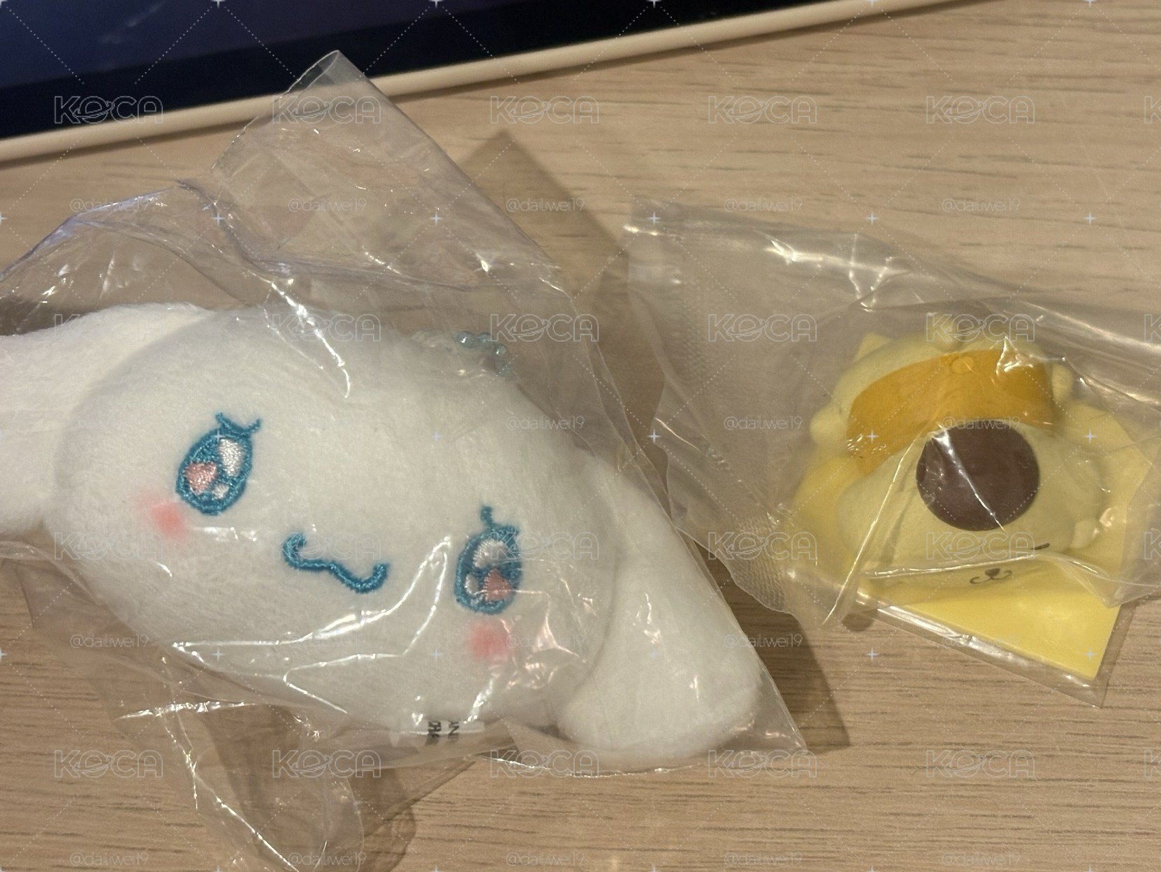 全新✨布丁狗瑜伽+大耳狗閃亮眼睛吊飾