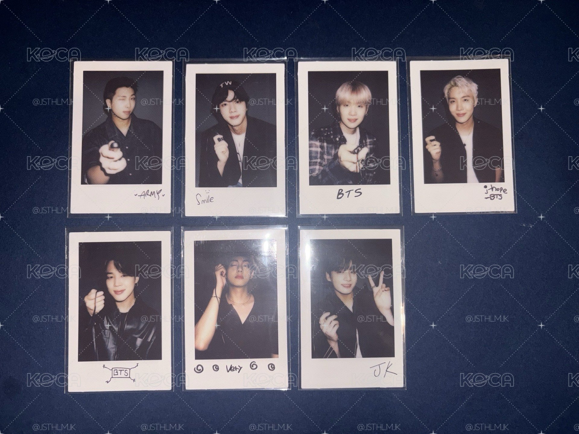 BTS PHOTO FOLIO拍立得手撕卡