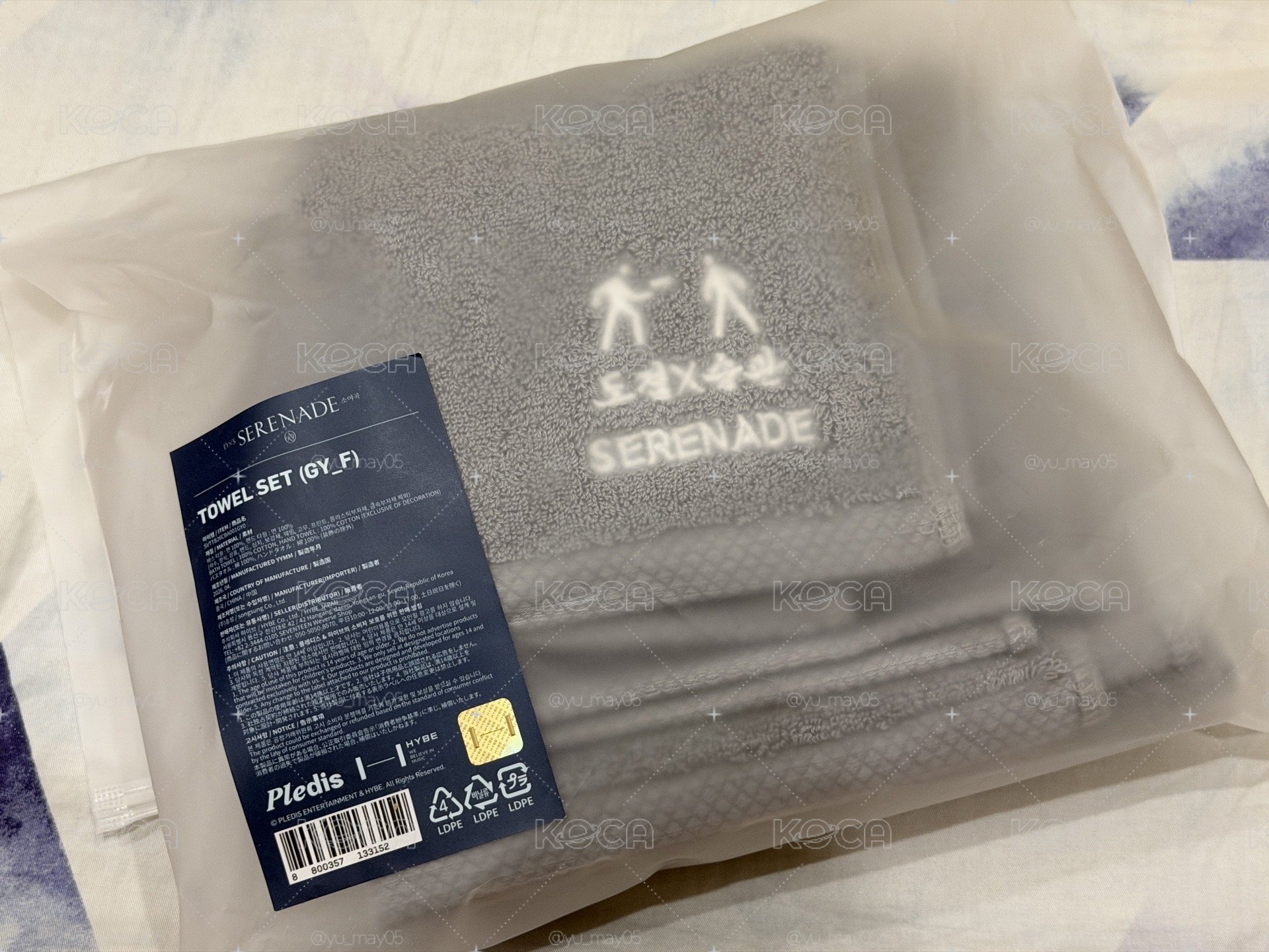DxS SERENADE 毛巾組(全新未拆)