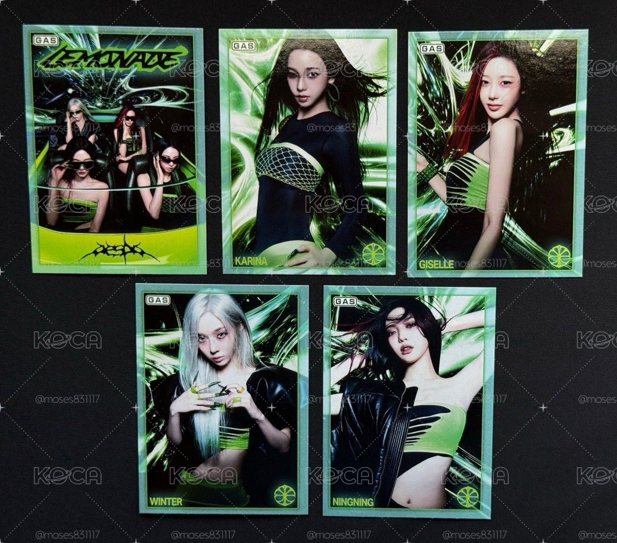 現貨 Aespa complex gas trading card