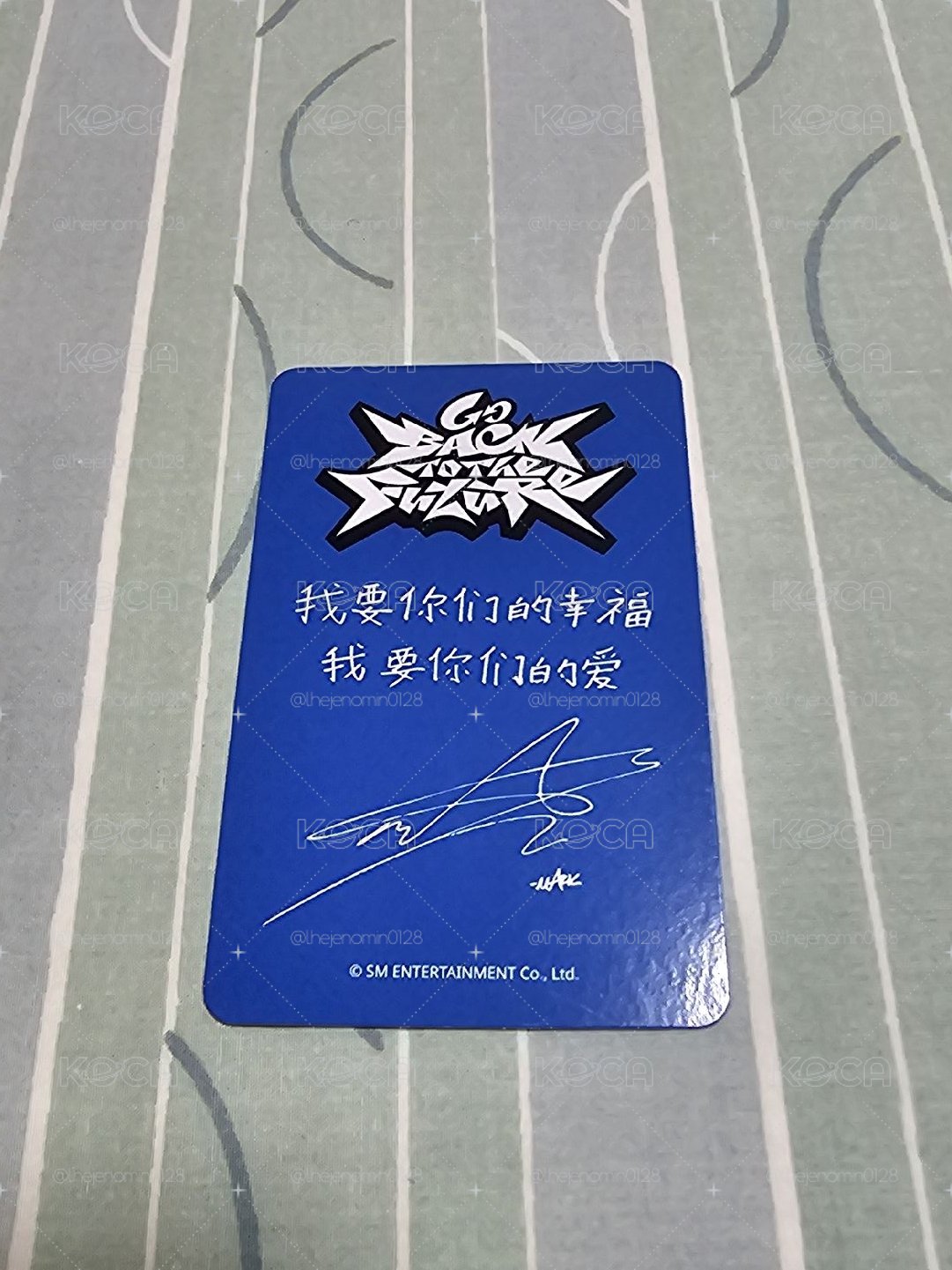 正規五 sr 特典卡 MARK 中文卡背
