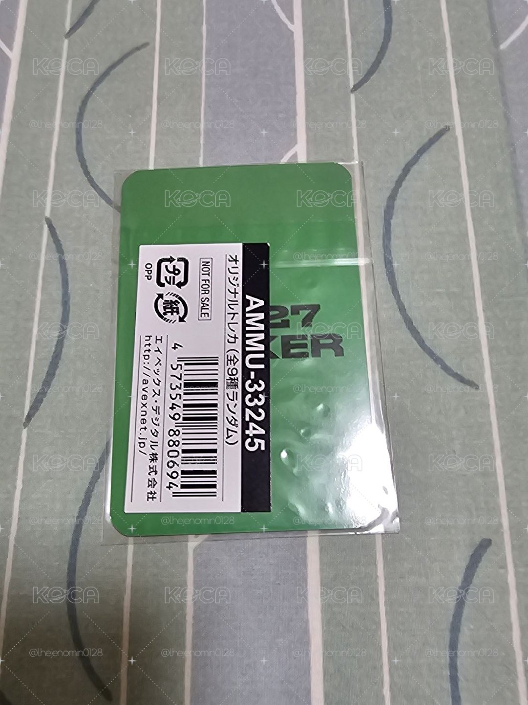 Sticker mumo 特典卡 