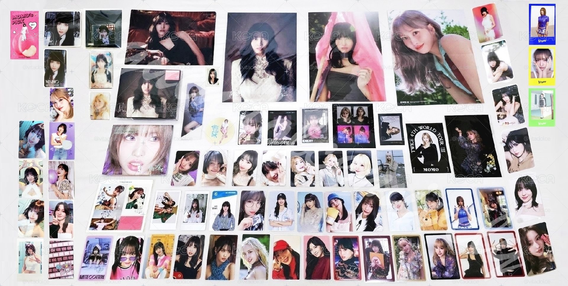 TWICE MOMO 平井桃小卡周邊套組 🩷 編號見圖三 💫