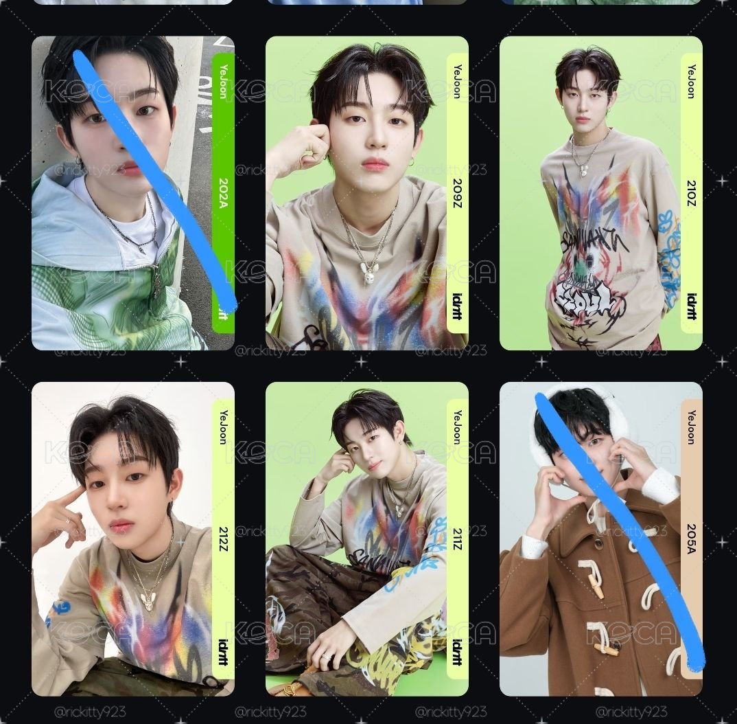idntt id14 yejoon face id 一套