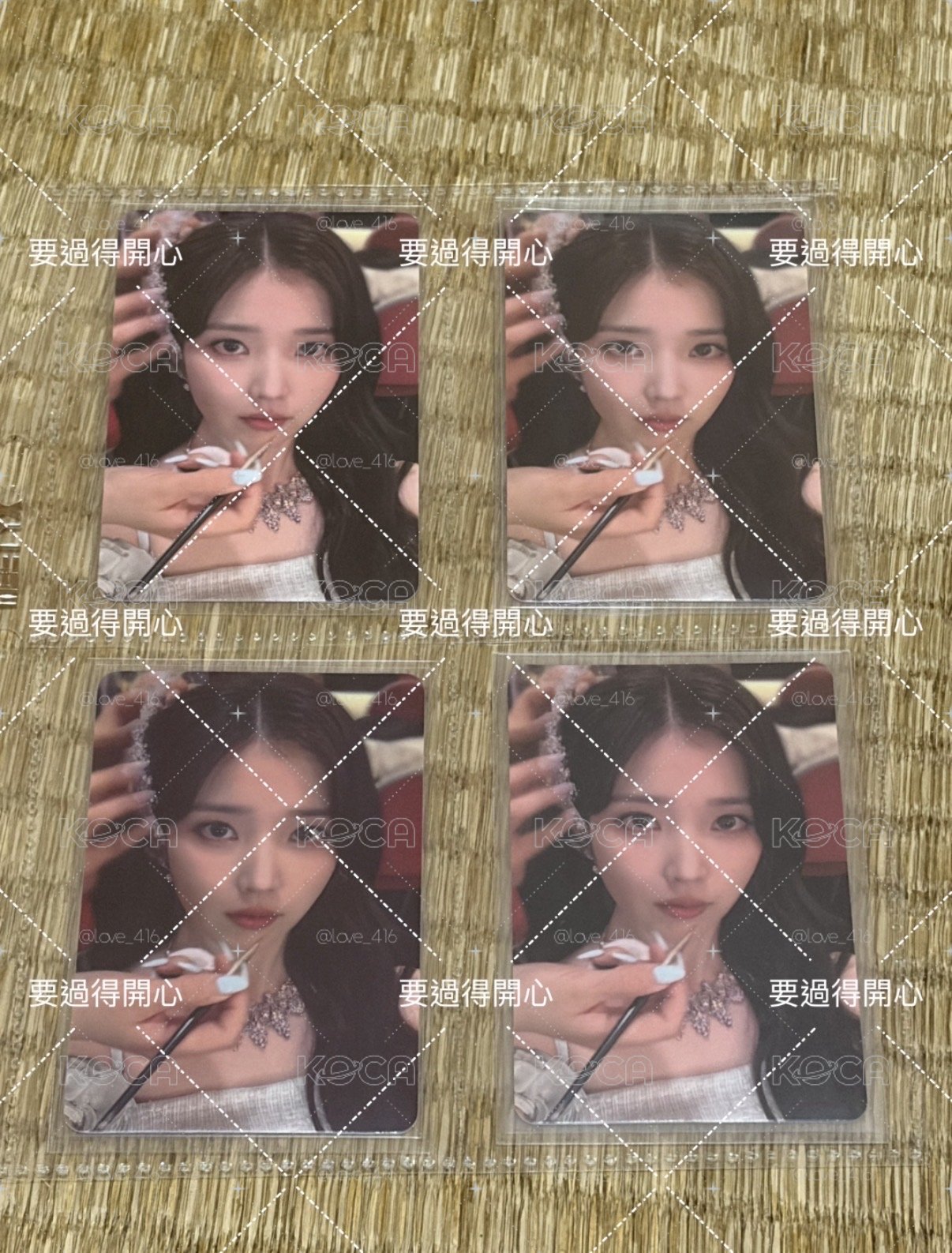 IU 紐瓦克入場禮 化妝卡