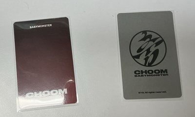 BABYMONSTER ChiquitaCHOOM小卡