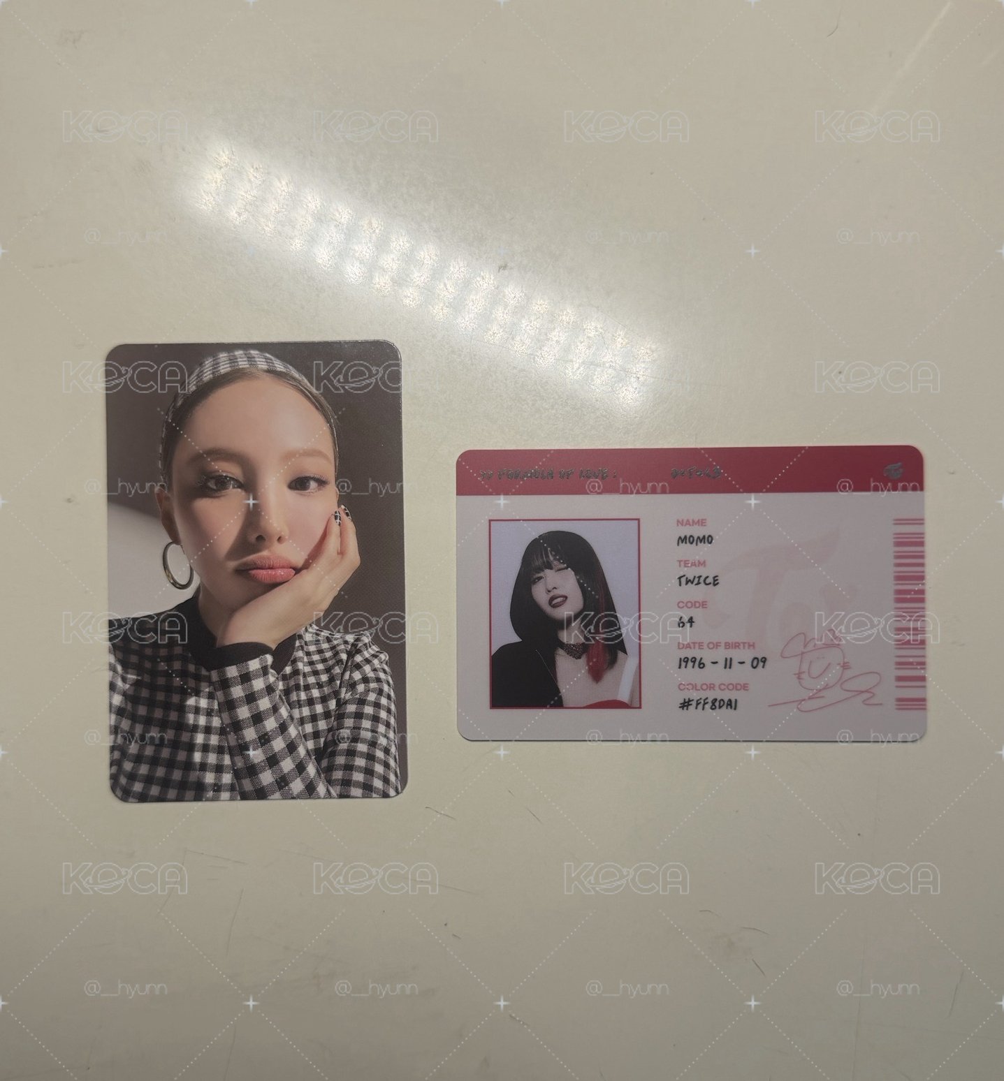 TWICE 小卡