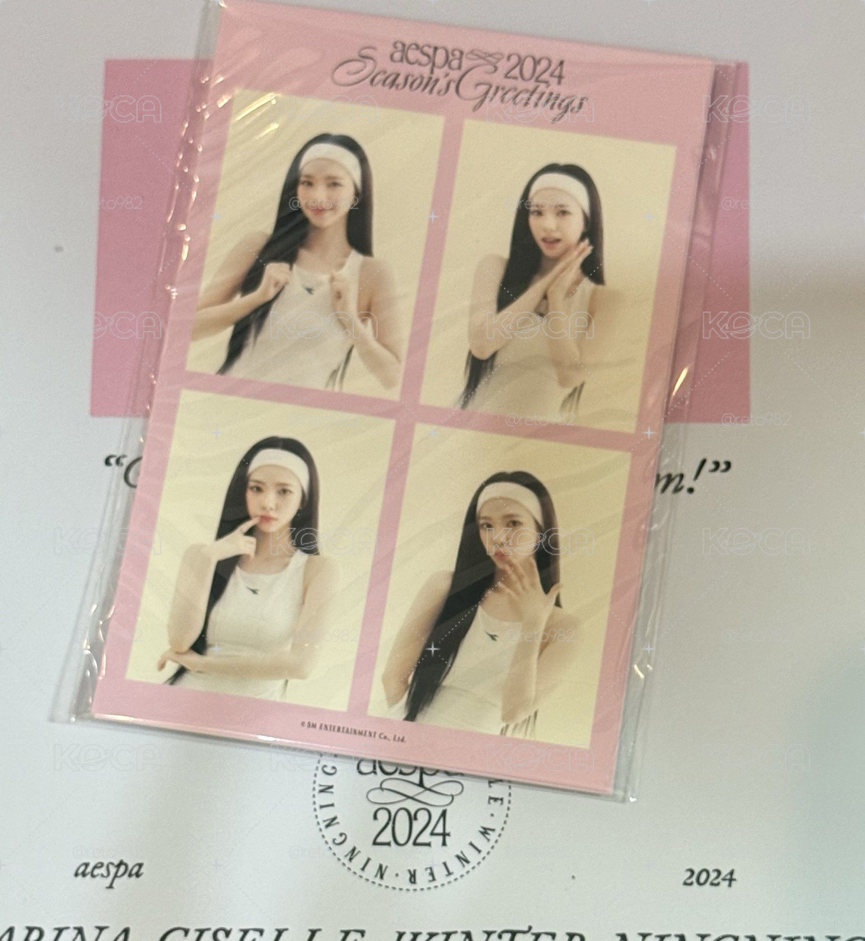 aespa 24年曆 年曆 四宮格組（全新未拆）