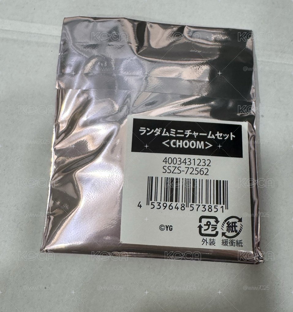 未拆춤 (CHOOM) 隨機迷你 吊飾 套組