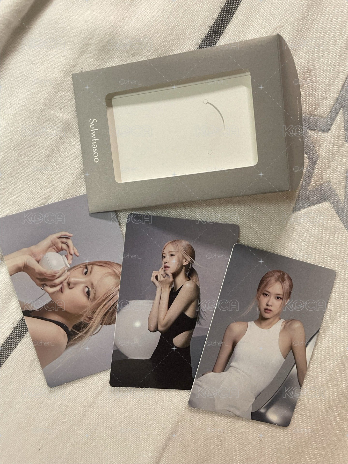 Rosé雪花秀代言卡/3
