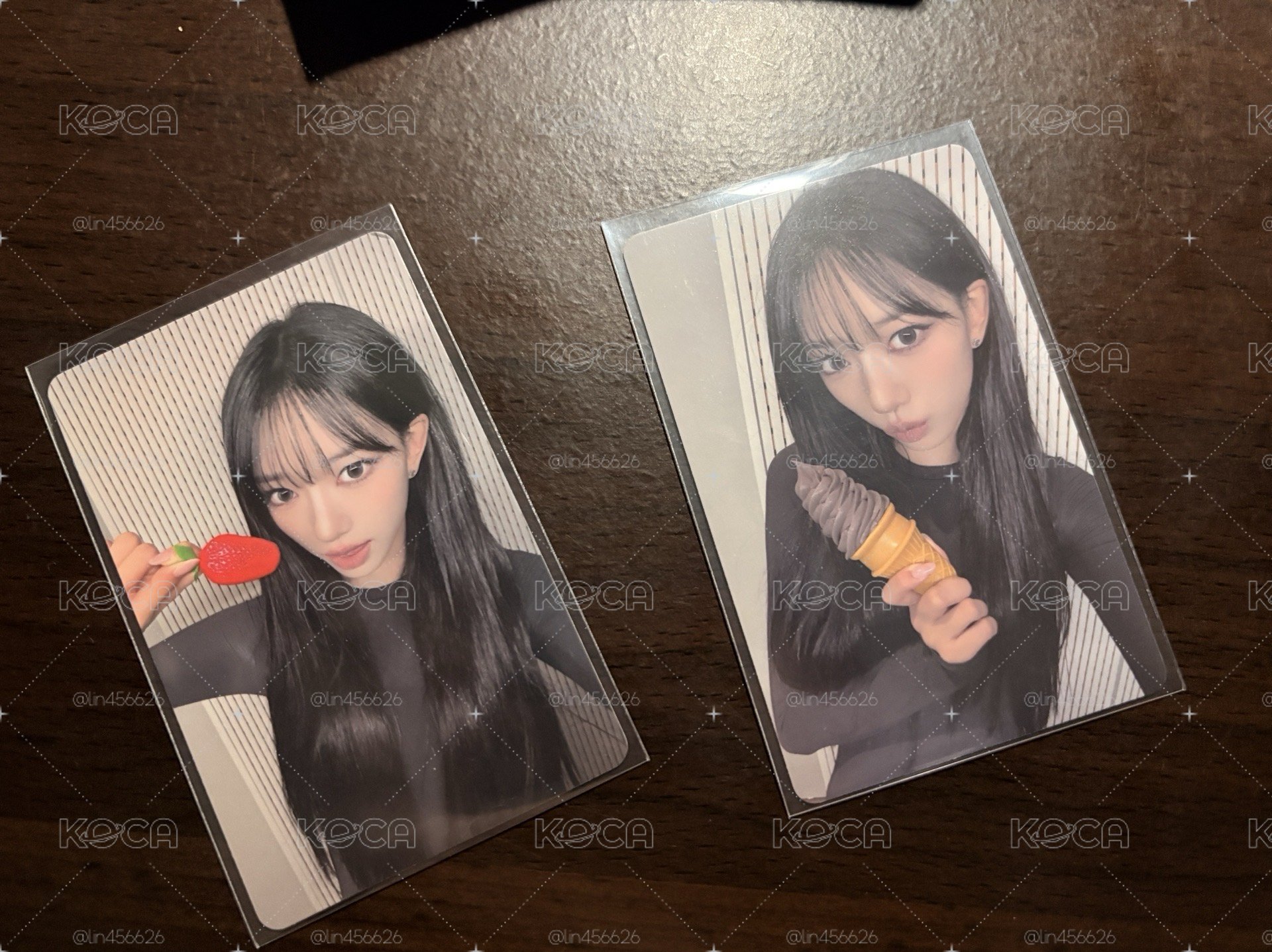 草莓冰淇淋🍦&葡萄冰淇淋