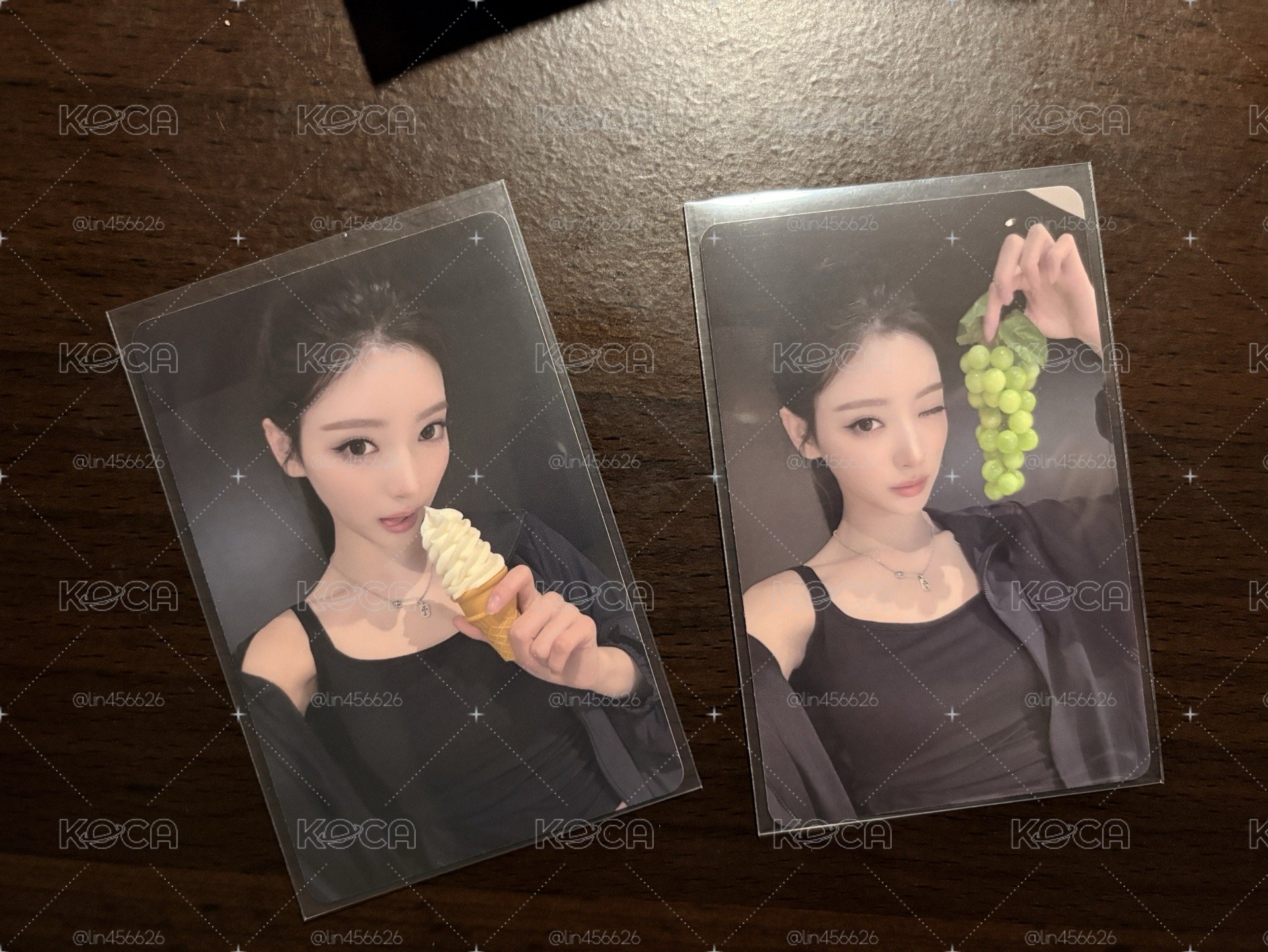 草莓冰淇淋🍦&葡萄冰淇淋