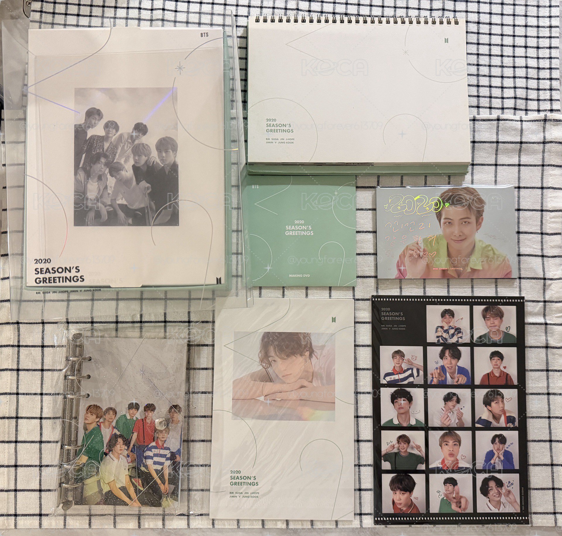 BTS 2020SG 年曆