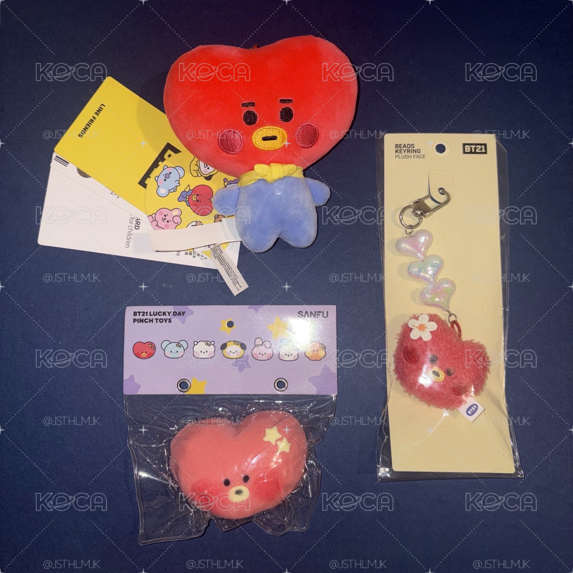BTS BT21 TATA娃小盤
