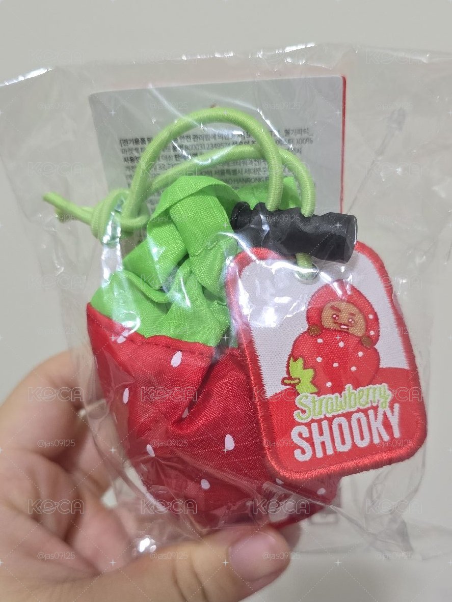 BT21草莓購物袋Shooky