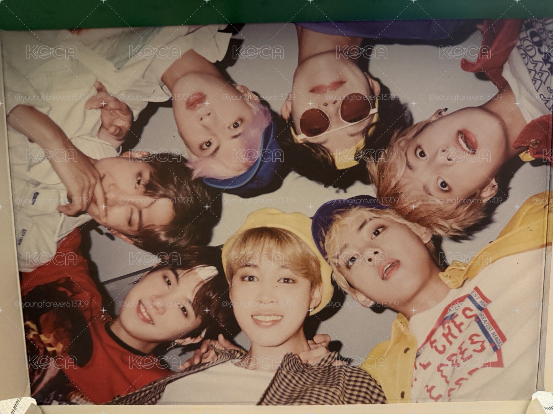 BTS 2019 SG 年曆 隨機寶寶卡其整組售
