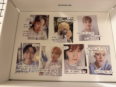 BTS 2019 SG 年曆 隨機寶寶卡其整組售