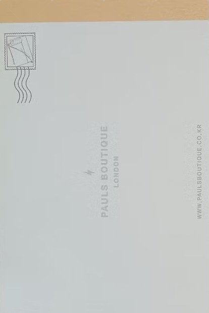 Paul's Boutique 明信片  背面