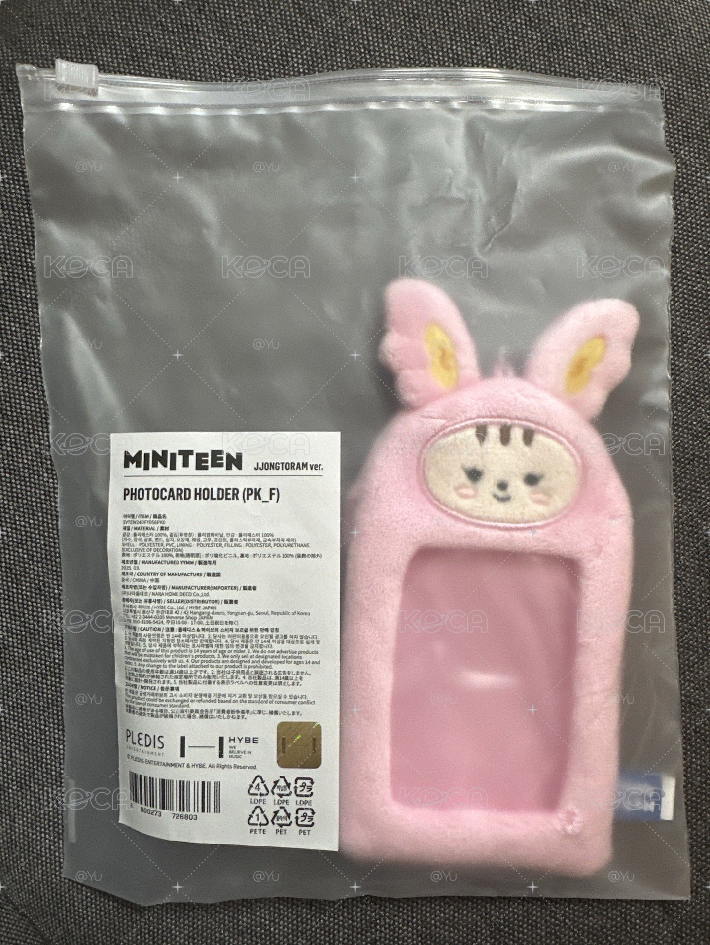 現貨 SEVENTEEN MINITEEN 卡套 淨漢 兔拉米