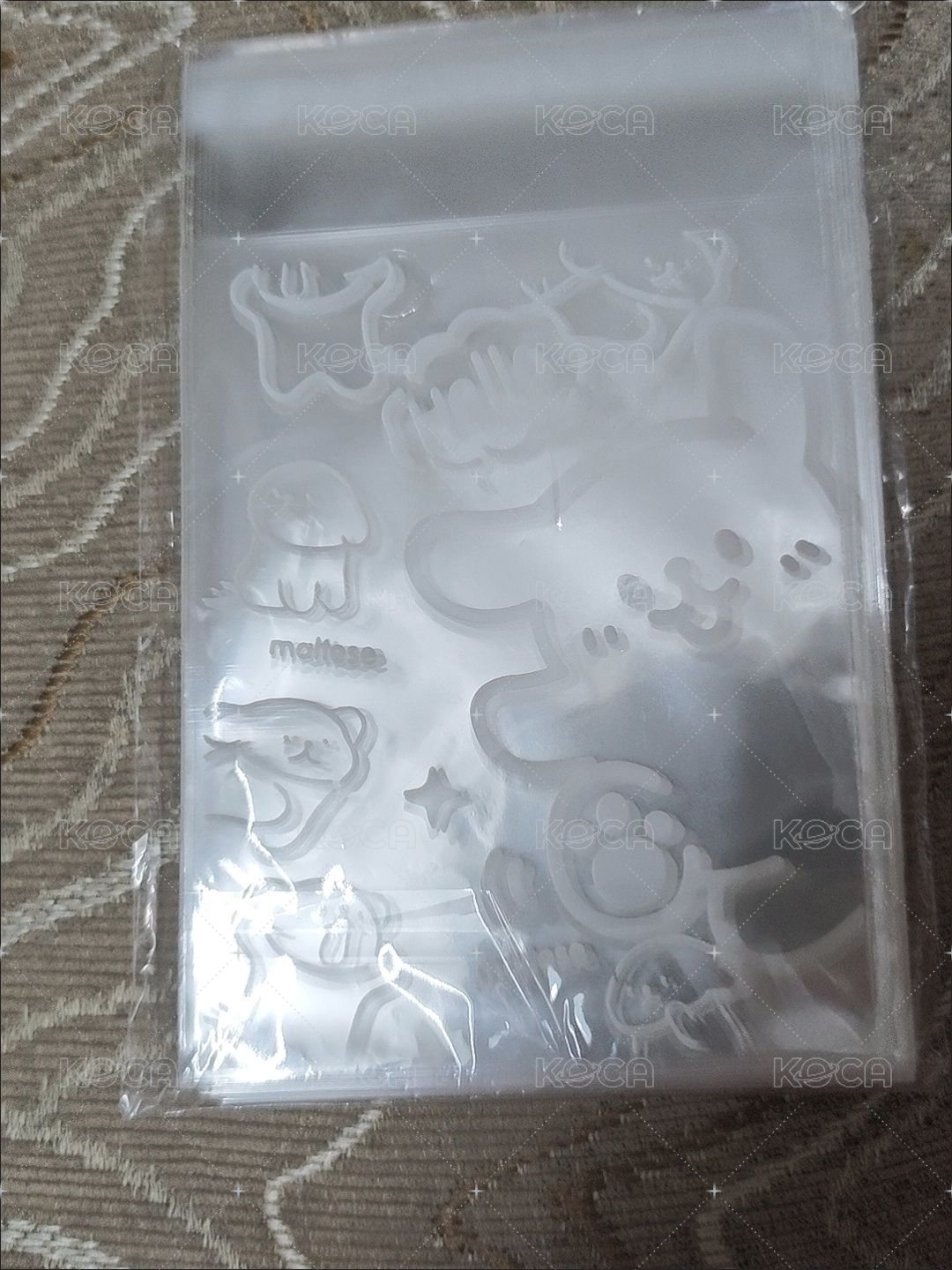 線條小狗(白色) 約50入