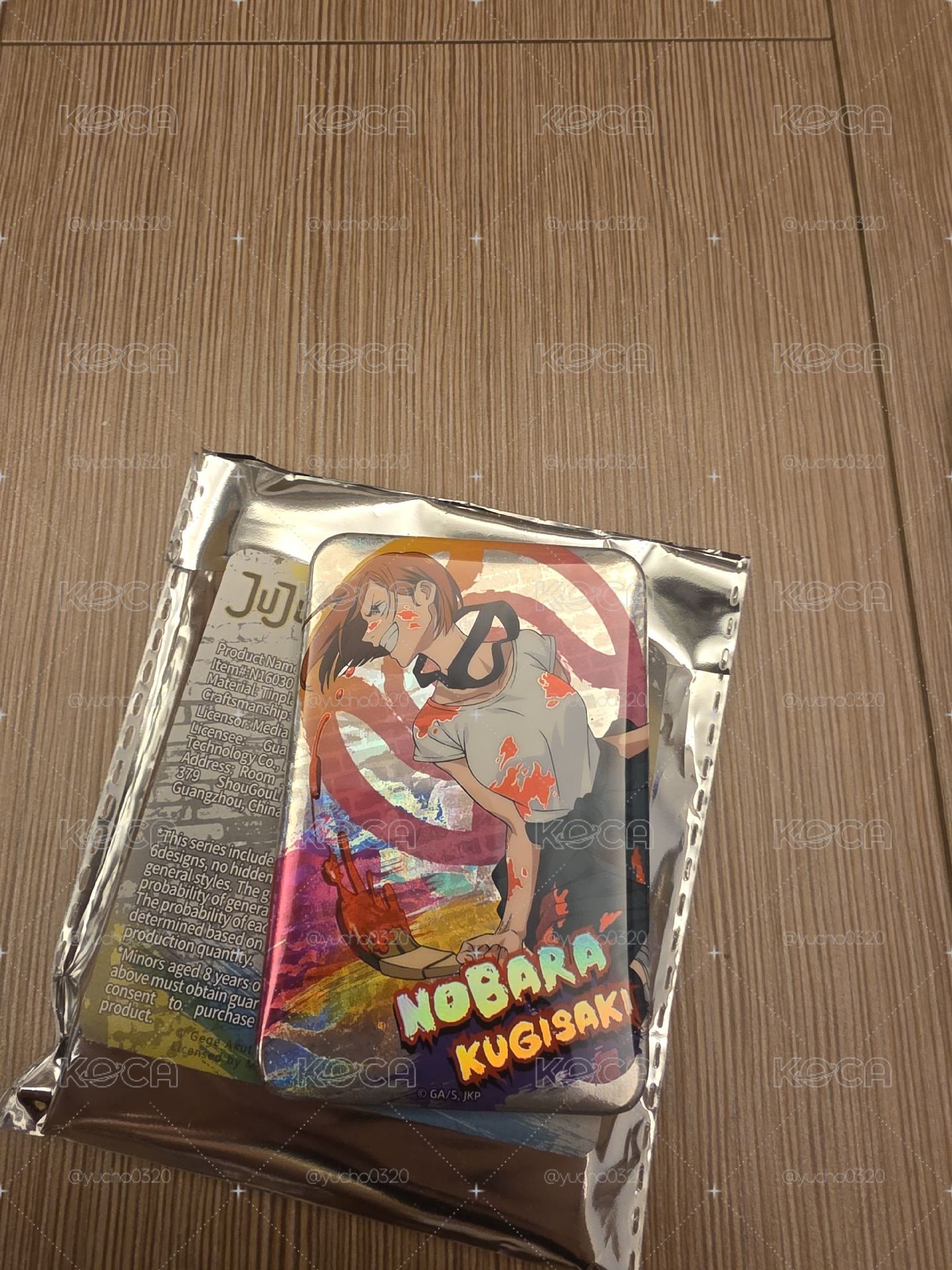 真希、釘崎油彩徽章
