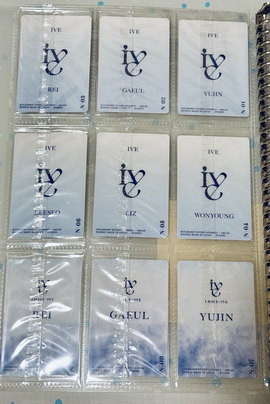 已絕版現貨 IVE 萬代餅卡 第一彈