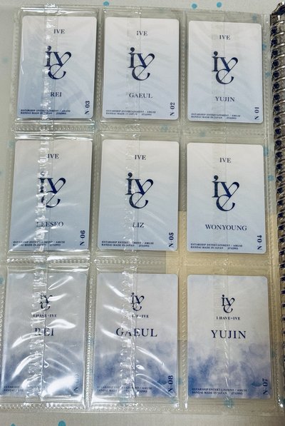 已絕版現貨 IVE 萬代餅卡 第一彈