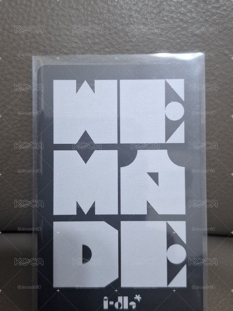 i dle 美網親簽專輯。已拆-無簽名海報。雨琦配置。只有專輯跟專輯2小卡[雨琦+舒華]+美雨琦配置版卡