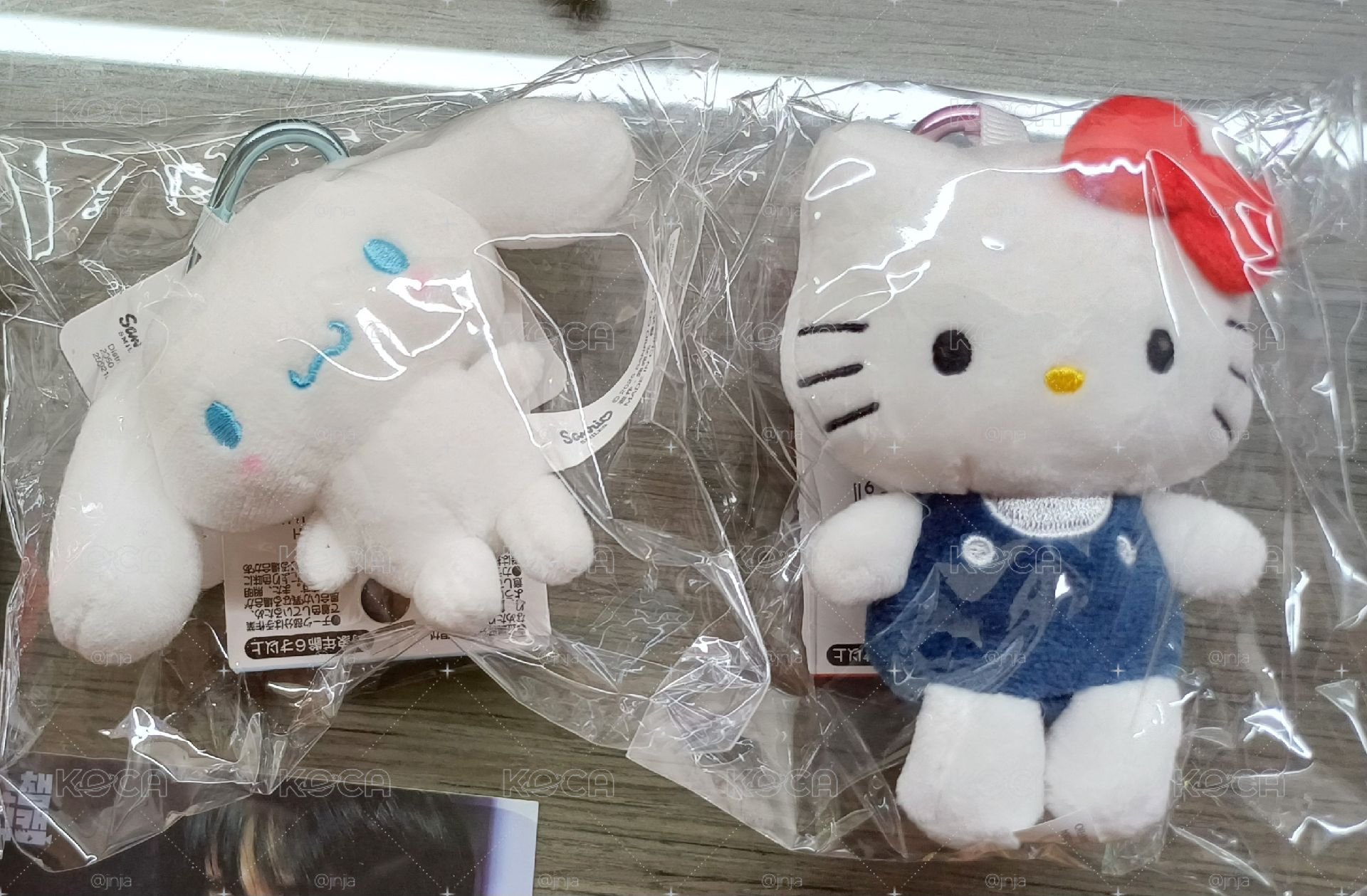 大耳狗、kitty愛心扣吊飾