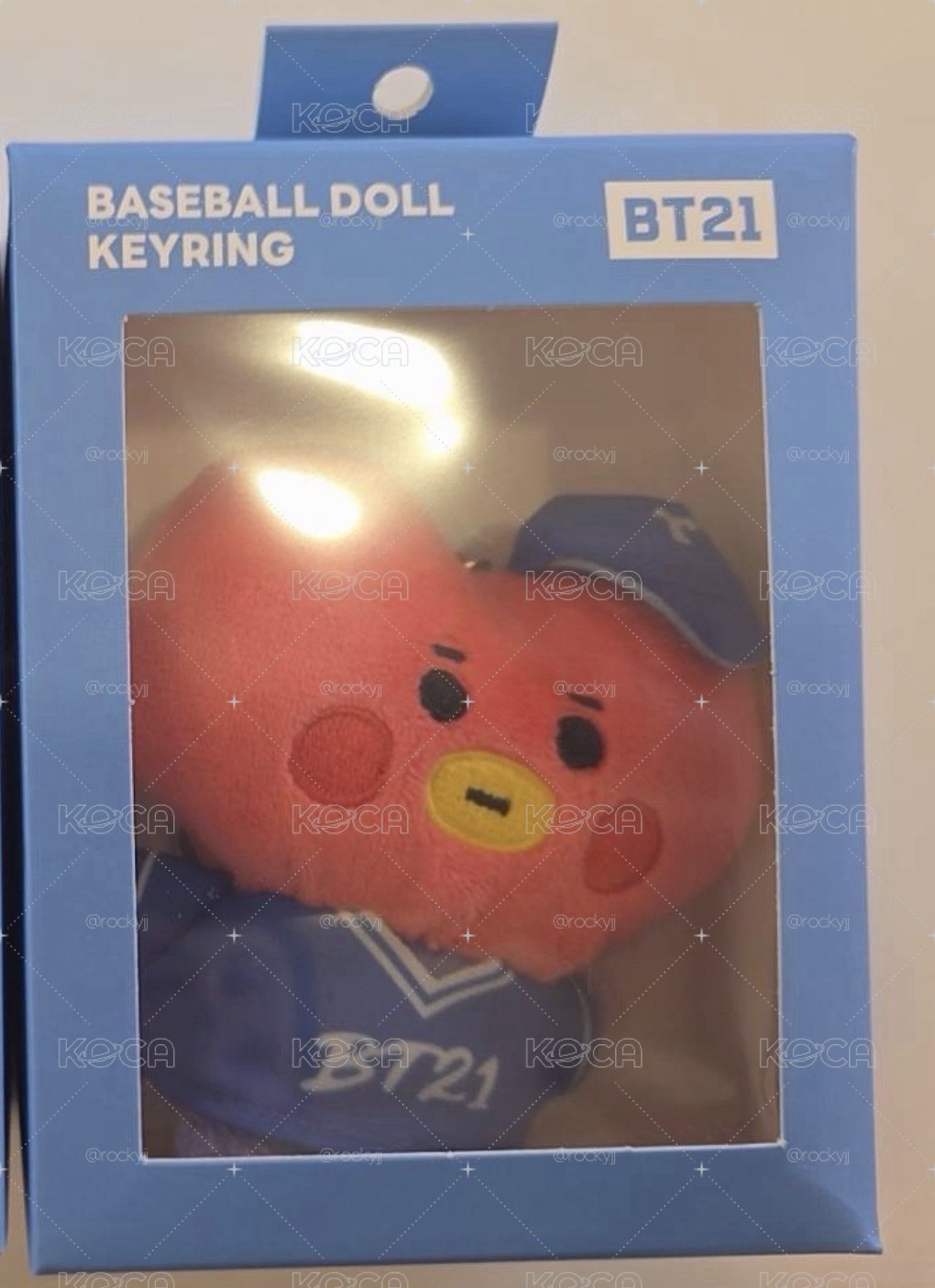 BT21 TATA棒球隊吊飾 V