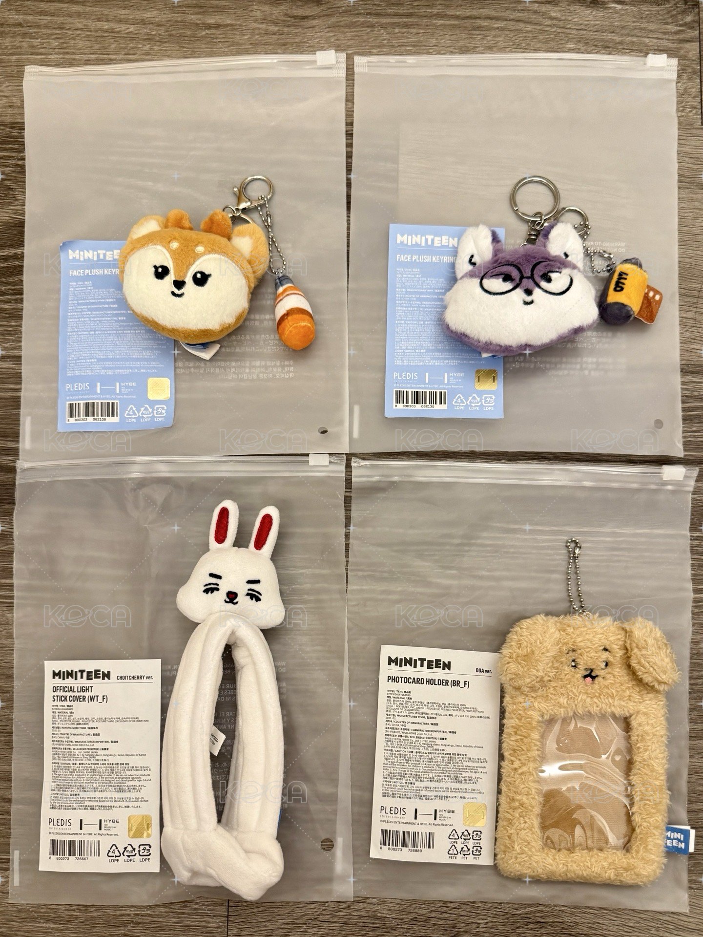 全新💖Miniteen坐娃 大頭吊飾 卡套