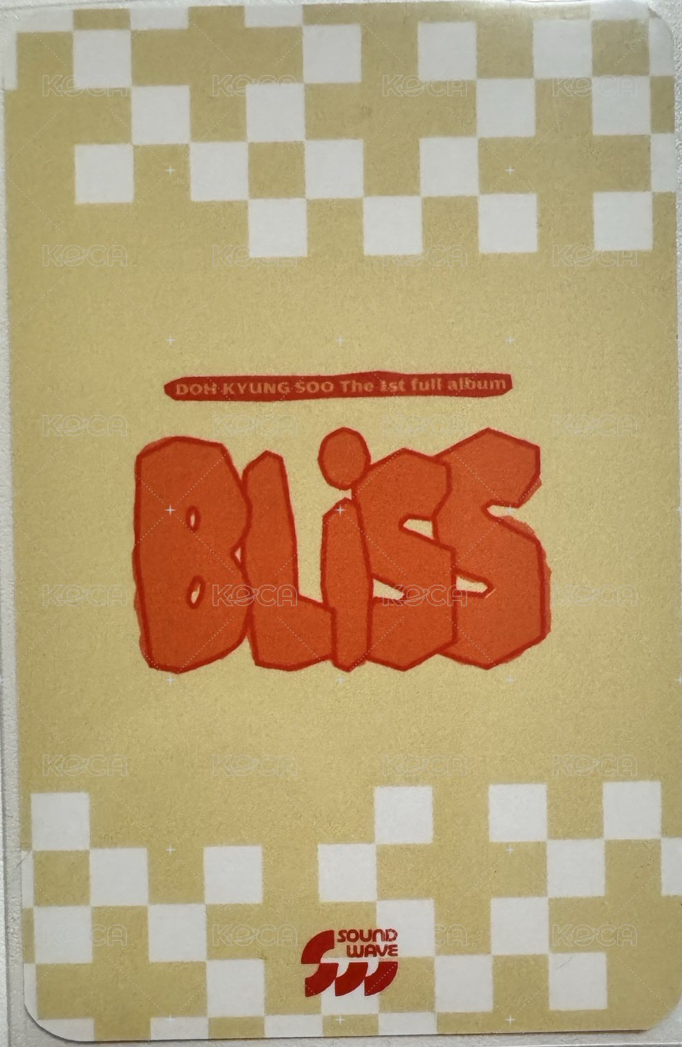 BLISS sw 簽售卡  背面