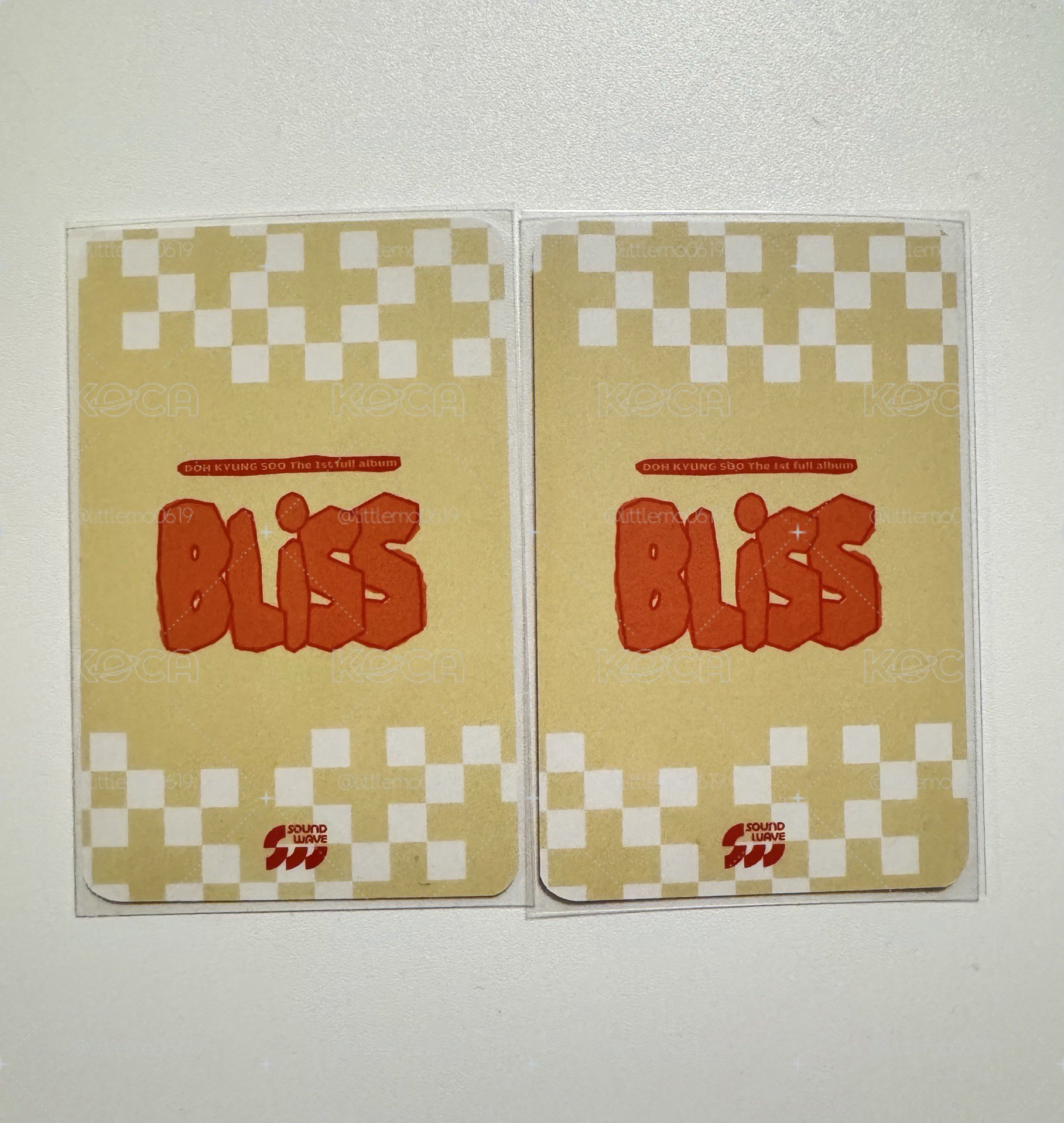 🤍金髮黑背心-Doh Kyung Soo-BLISS sw 簽售卡 套裝Set🤍