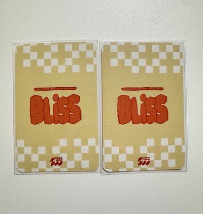 🤍金髮黑背心-Doh Kyung Soo-BLISS sw 簽售卡 套裝Set🤍