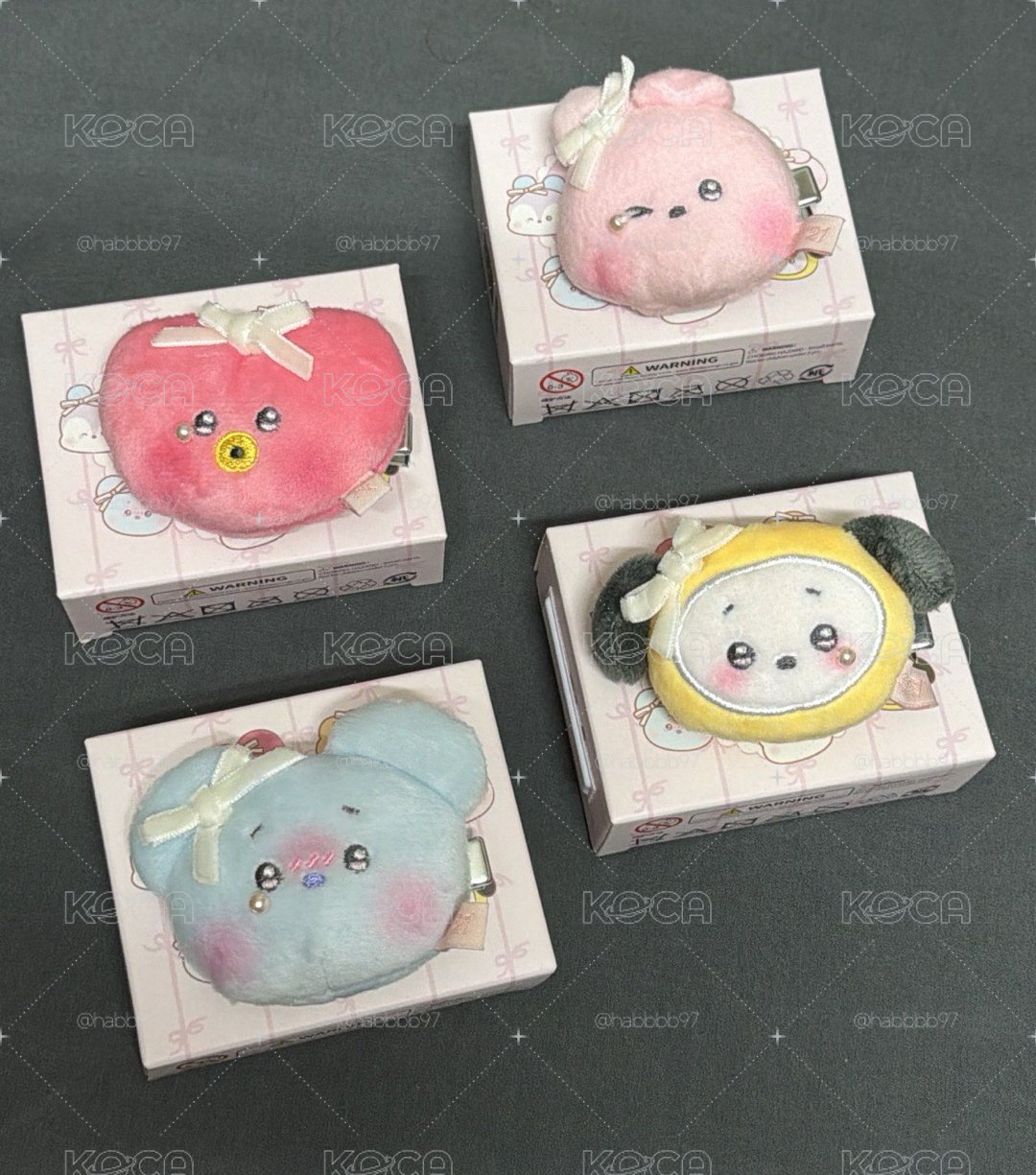 BT21 RIBBONED U 髮夾 髮飾