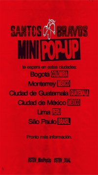 SANTOS BRAVOS MINI POP-UP