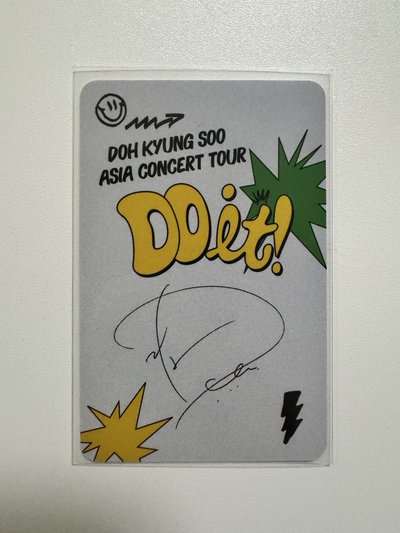 Doh Kyung Soo-DO it! 首爾 入場卡 / 場限卡 