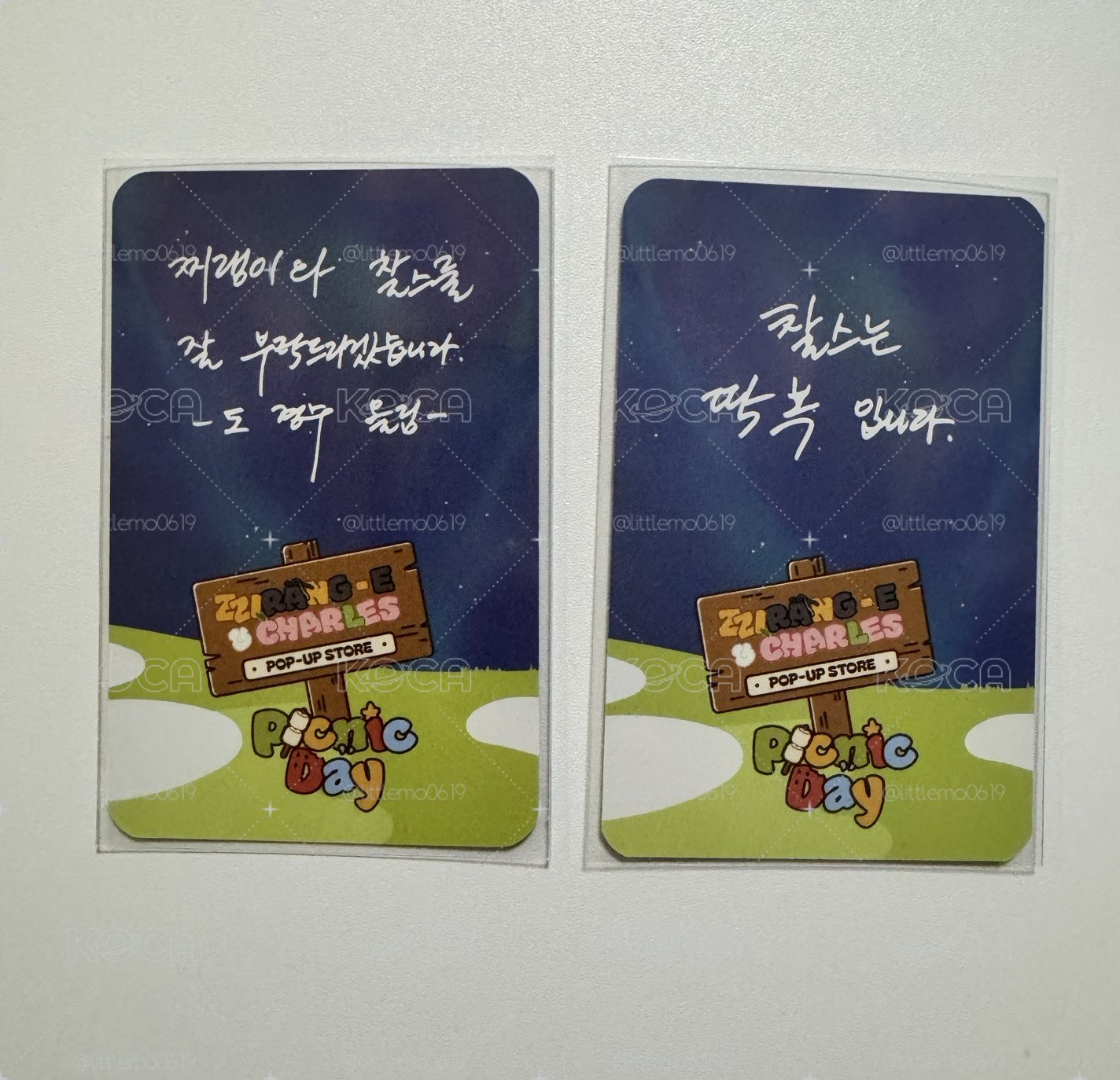 D.O.-Doh Kyung Soo吉冷與查爾斯 野餐日快閃店 滿額卡 套裝