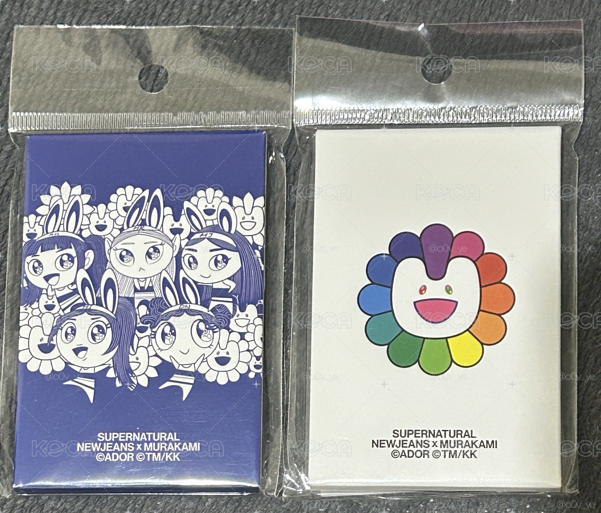 NewJeans Supernatural 快閃 藍+白 已拆卡包 