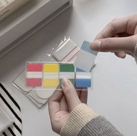 4色波點索引貼