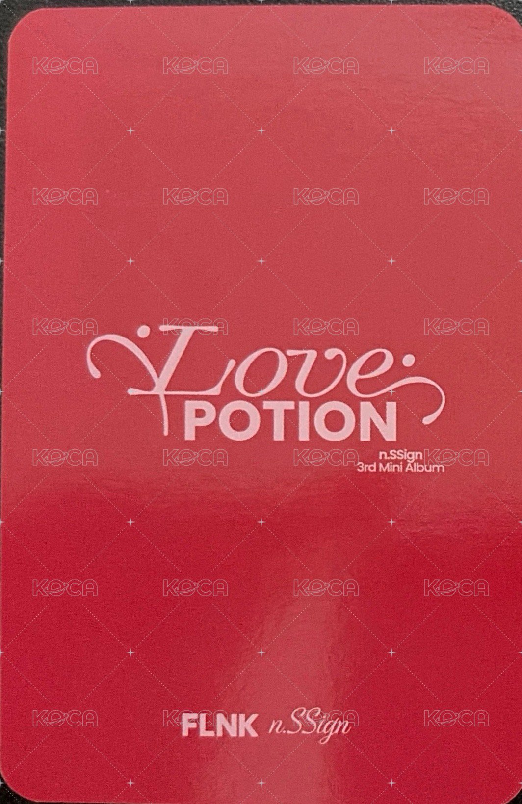 Love Potion FLNK 線下 1.0 簽售卡 要一起圍圍巾嗎 ver 背面