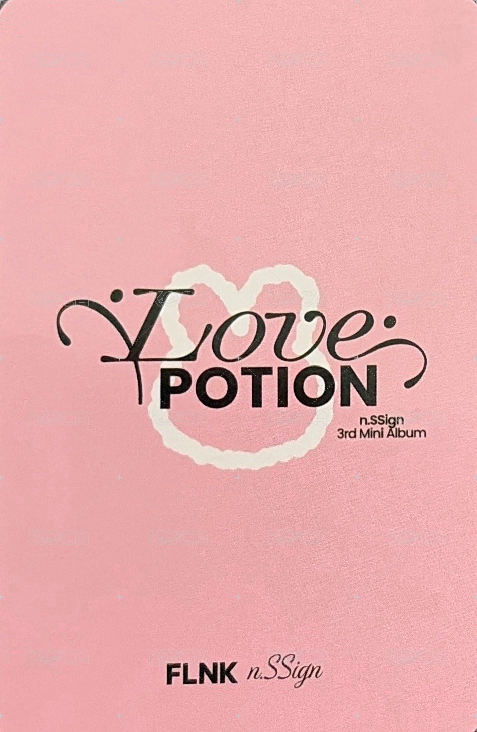 Love Potion FLNK 1.0 簽售卡 紅蘿蔔 ver 背面