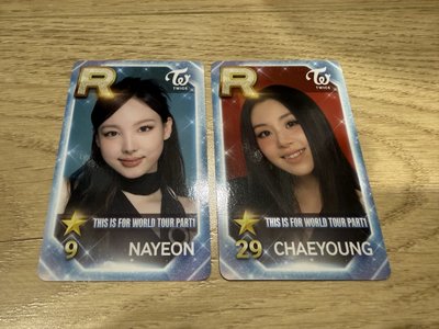Twice SUPERSTAR 遊戲卡 THIS IS FOR 娜璉 彩瑛 