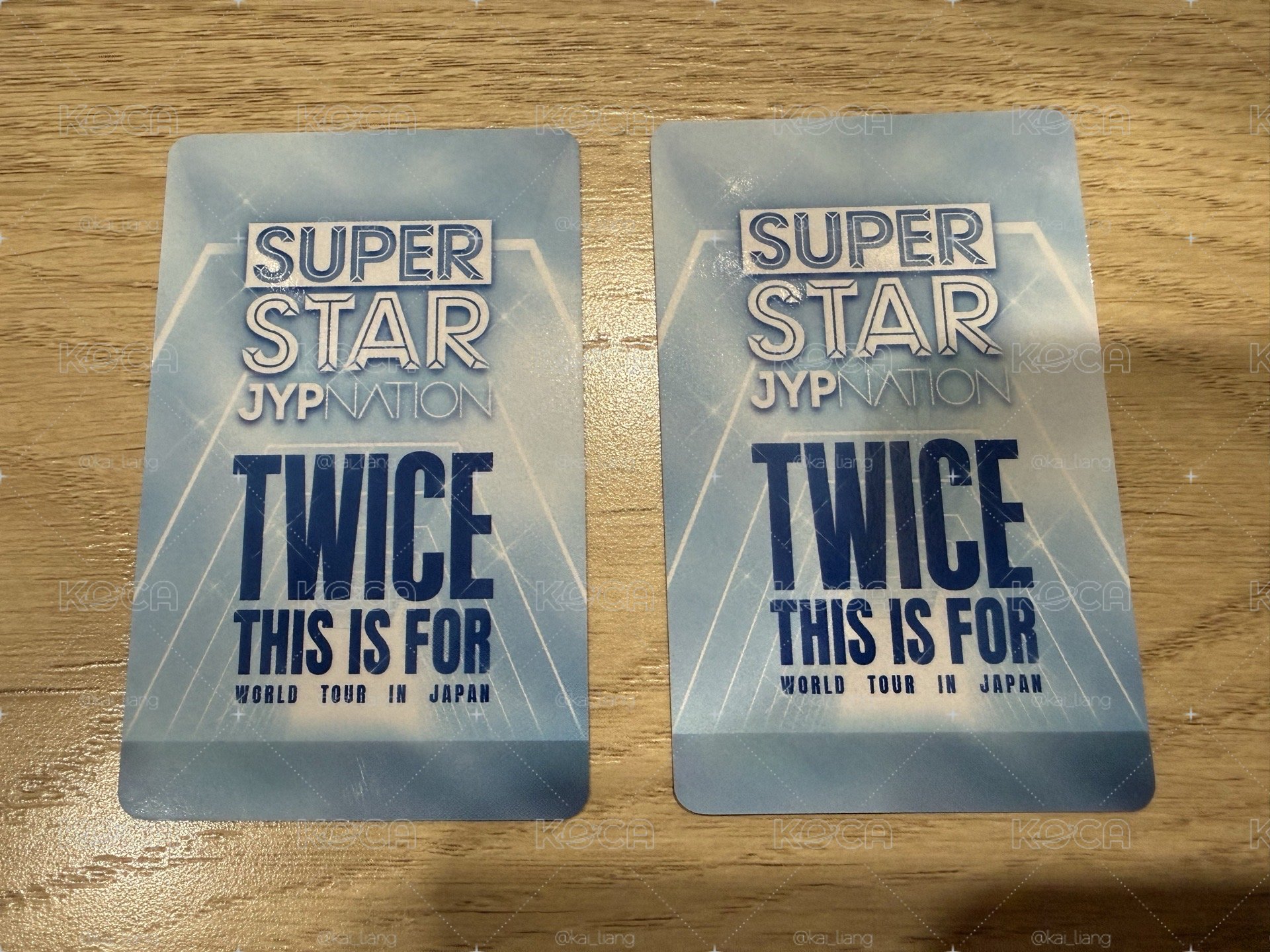 Twice SUPERSTAR 遊戲卡 THIS IS FOR 娜璉 彩瑛 