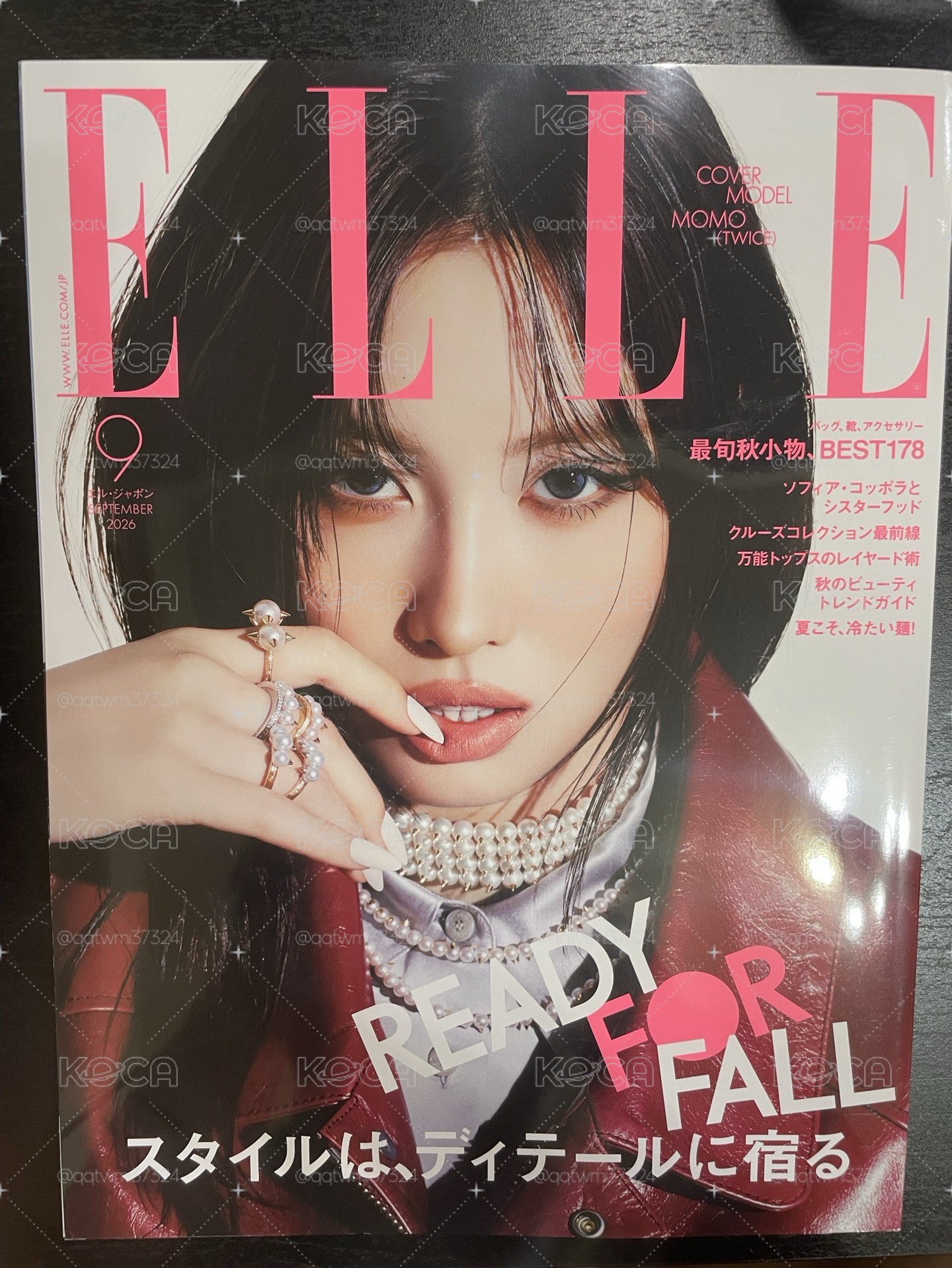現貨 ELLE JAPAN 九月號雜誌 箱子寄出