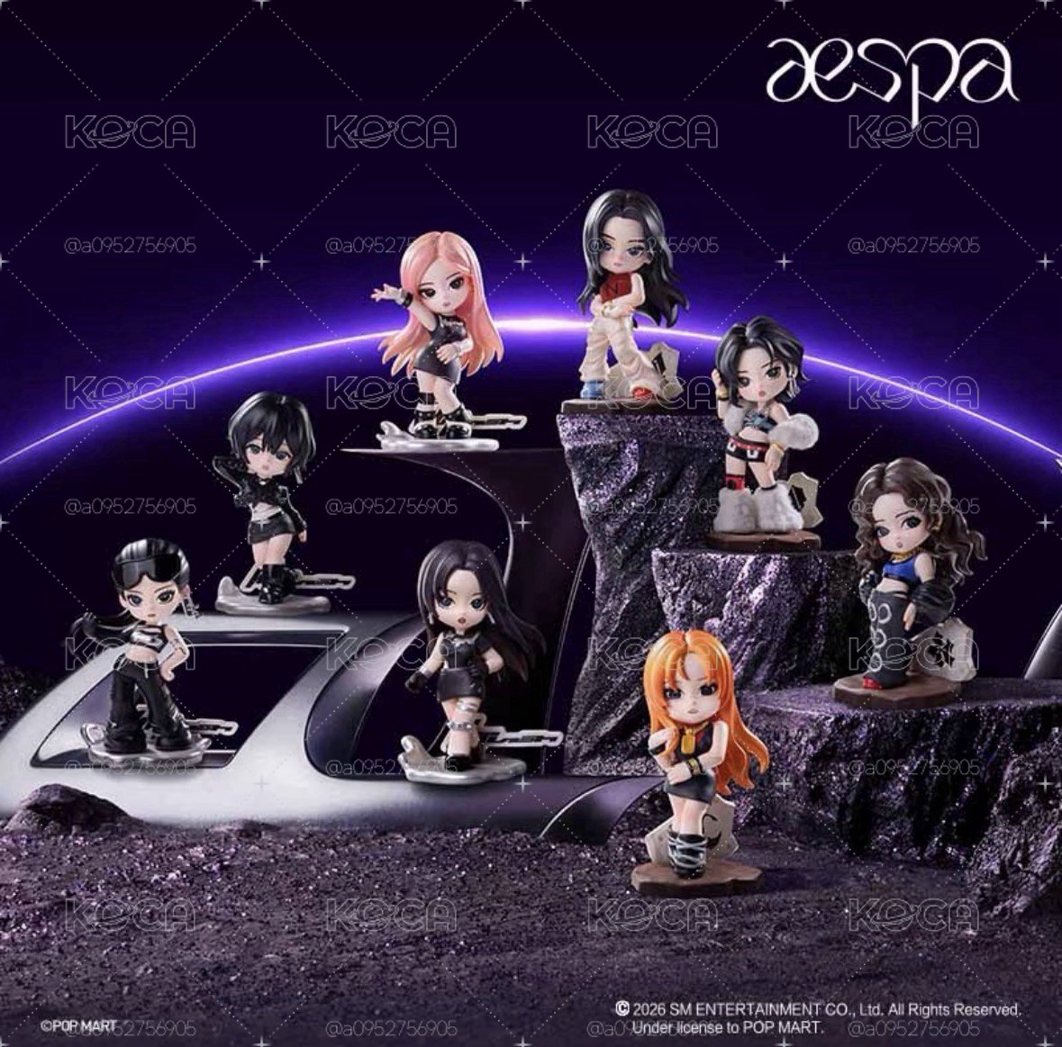 (整盒非現未拆)aespa x POPMART 盲盒 / 盲袋