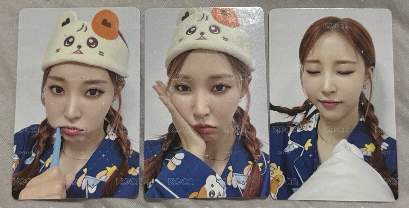 2024 MOON BYUL’S BIRTHDAY Bizent 特典卡 x2 +睡衣卡x1