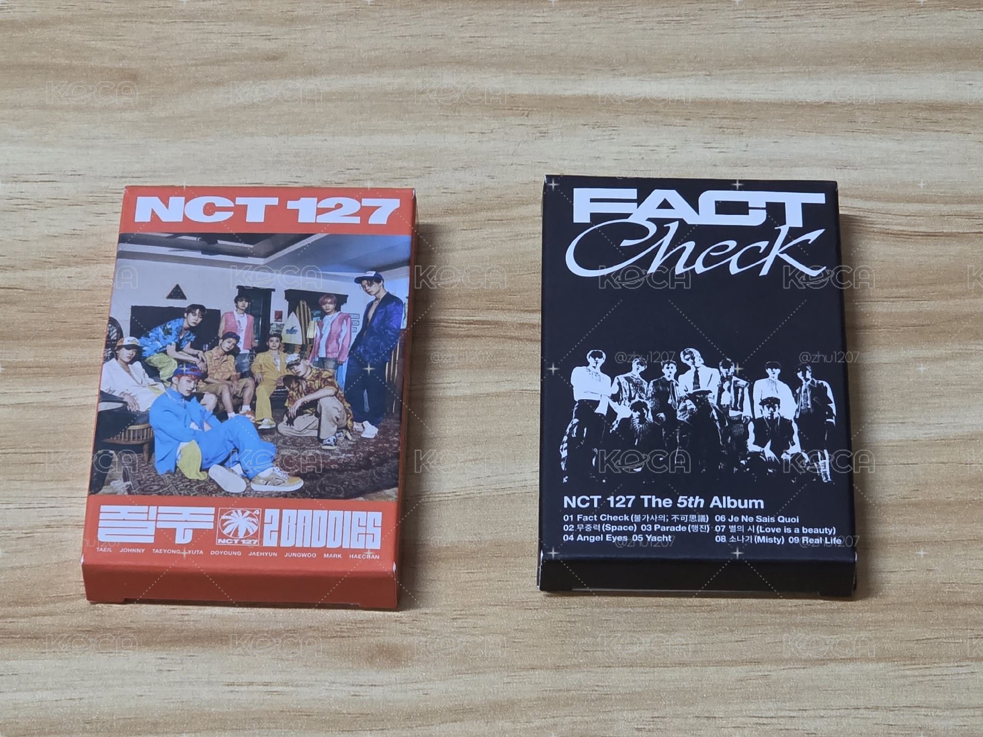 NCT 127 Fact check、疾馳 QR電子專