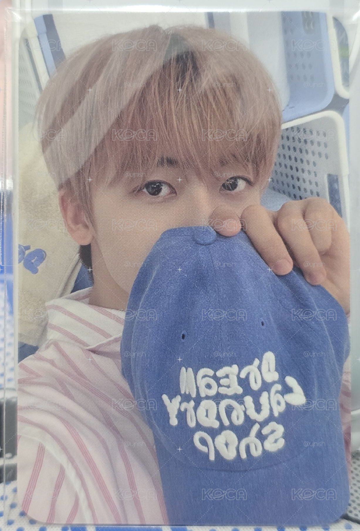 NCT DREAM 渽民 帽子小卡